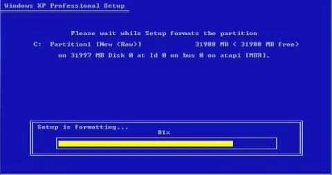 Low-Level Formating Harddisk With Win XP CD/DVD